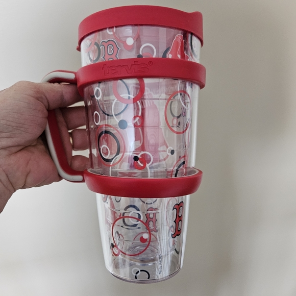 Boston Red Sox Tervis 24oz tumbler with removable handle Made in America - Picture 2 of 7